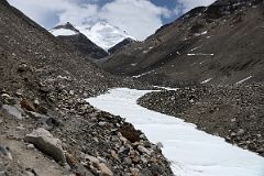 22 Trekking Up The East Rongbuk Valley To Mount Everest North Face Intermediate Camp In Tibet With Xiangdong Peak Kharta Phu West.jpg